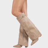 Sofía - Botas de Caña Alta de Ante