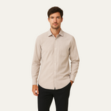 La Camisa de Vestir Italiana para Hombre de Savile Row - Estilo Empresarial Ajustado