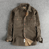 La Camisa Casual Retro de Rayas para Hombre Stratford Hill