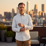 La Camisa de Mezclilla Casual Boston para Hombres