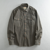 La Camisa Casual Clásica de Rayas para Hombre Brookland