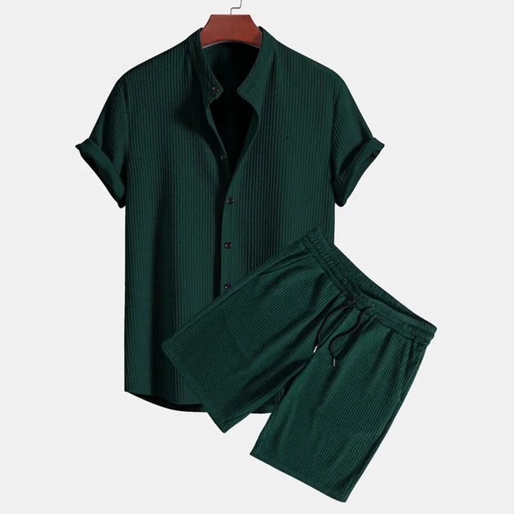 Conjunto Calvin con camisa y pantalón corto