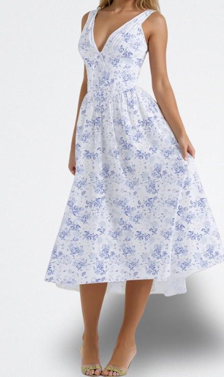 AURORA | VESTIDO FLORAL ELEGANTE