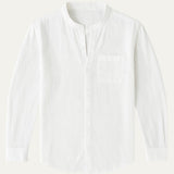 La Camisa de Lino Brighton – Camisa de Manga Larga para Hombres