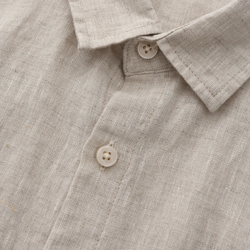 Marrakech | Camisa de lino de manga corta