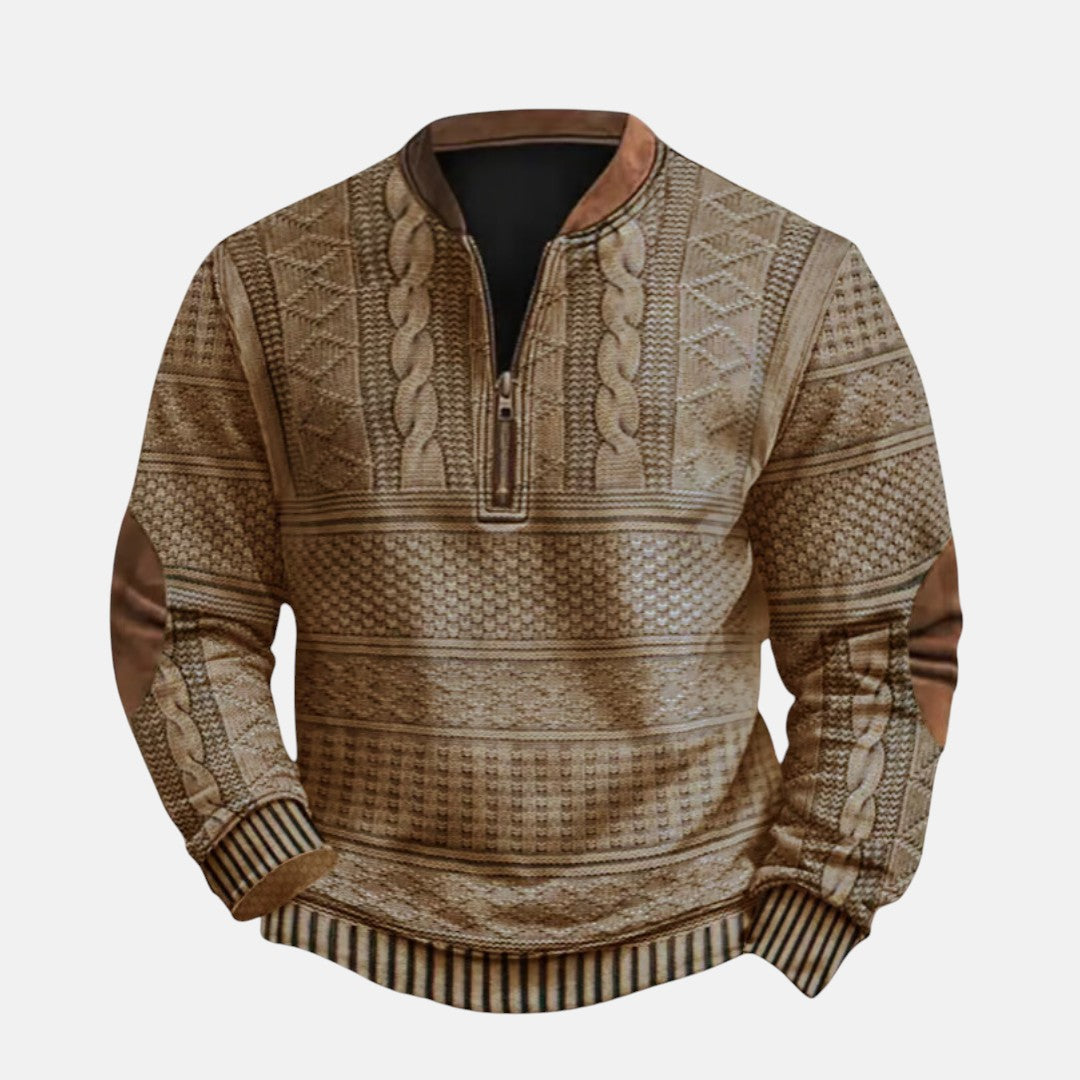 CARLOS | JERSEY CON MEDIA CREMALLERA