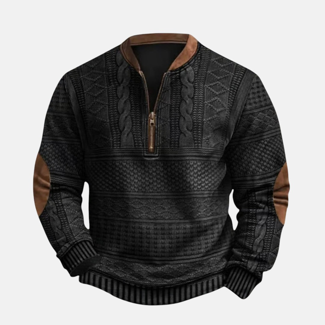 CARLOS | JERSEY CON MEDIA CREMALLERA