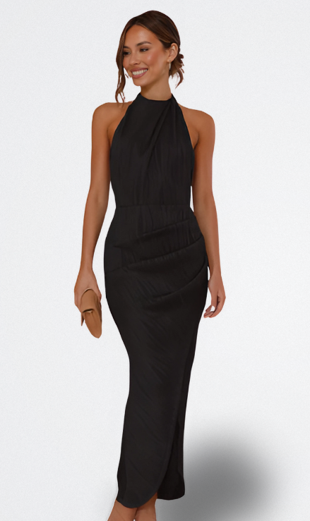 CEILA | VESTIDO MIDI PLISADO