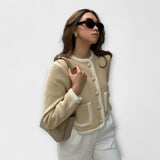 Sofía - Chaqueta de punto clásica con bolsillos