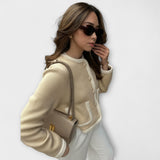 Sofía - Chaqueta de punto clásica con bolsillos