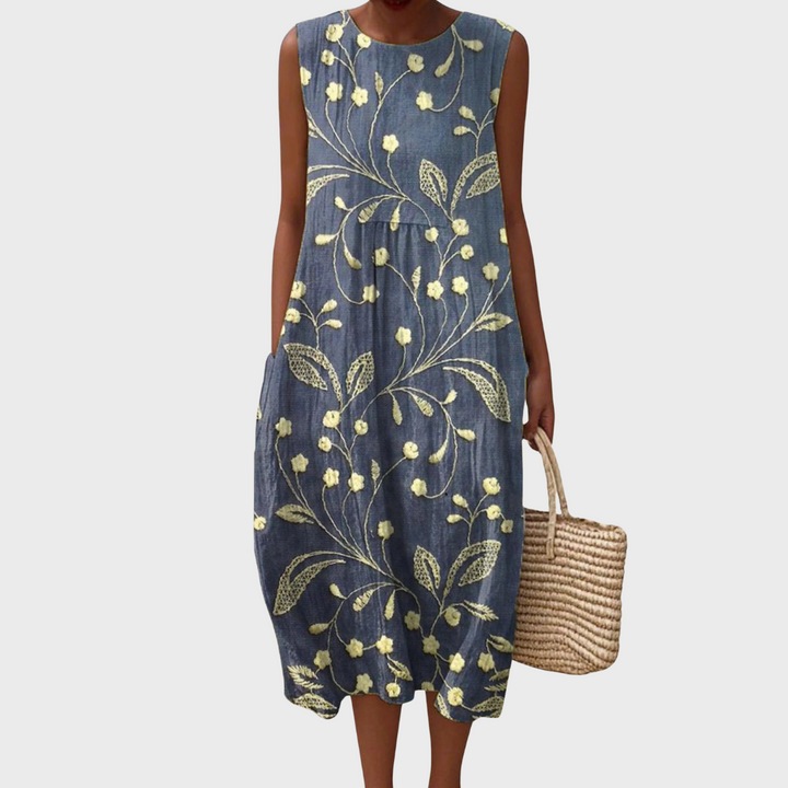 GEMMA | VESTIDO INFORMAL CON ESTAMPADO FLORAL