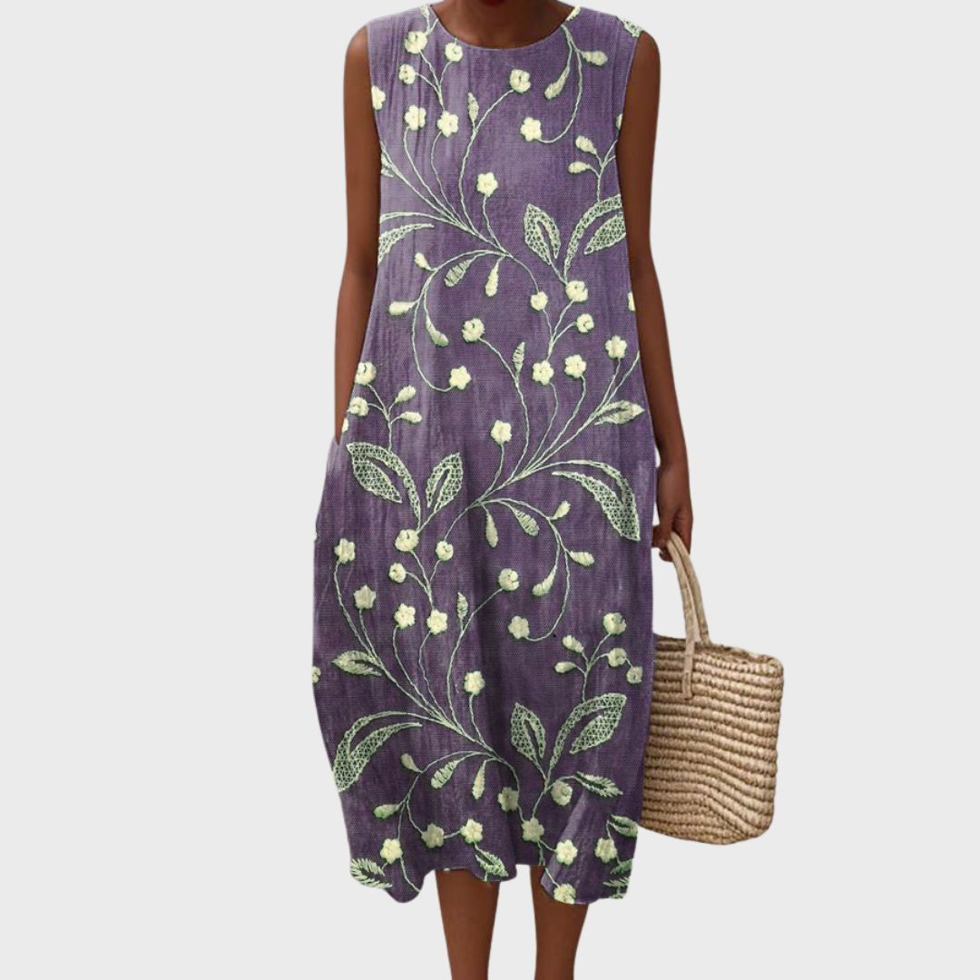 GEMMA | VESTIDO INFORMAL CON ESTAMPADO FLORAL