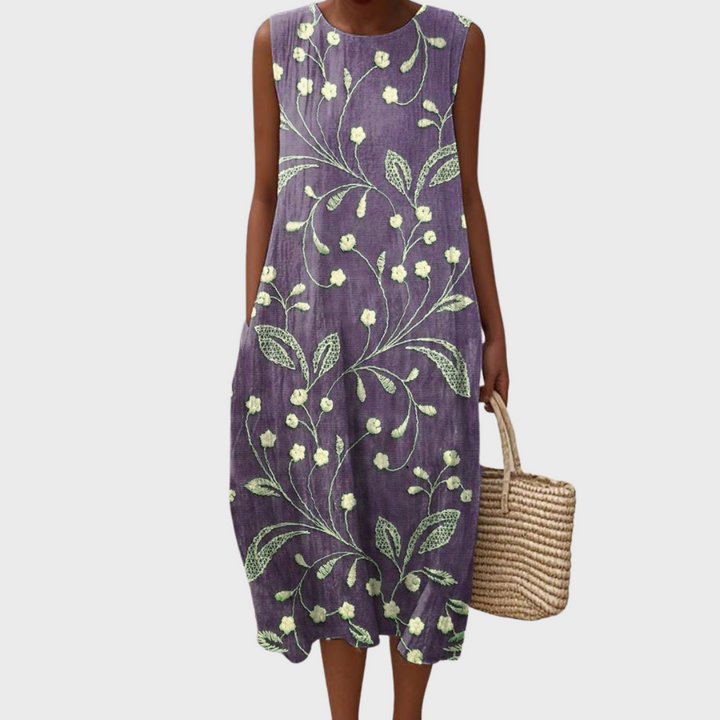 GEMMA | VESTIDO INFORMAL CON ESTAMPADO FLORAL