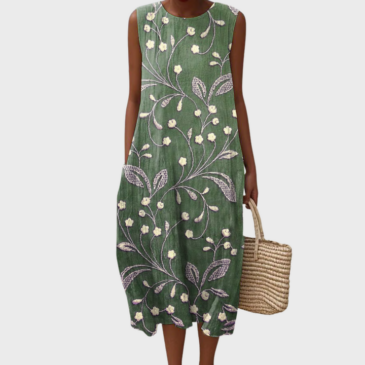 GEMMA | VESTIDO INFORMAL CON ESTAMPADO FLORAL