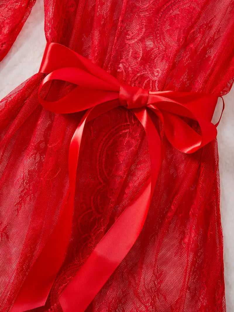 Beatriz - Body de encaje con escote profundo