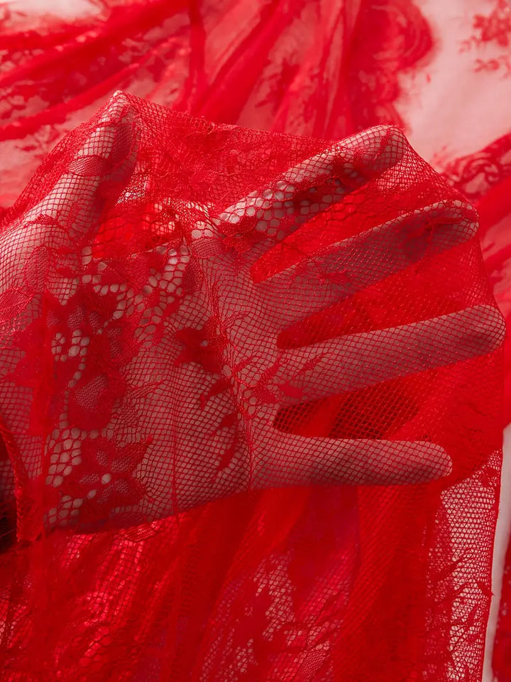 Beatriz - Body de encaje con escote profundo