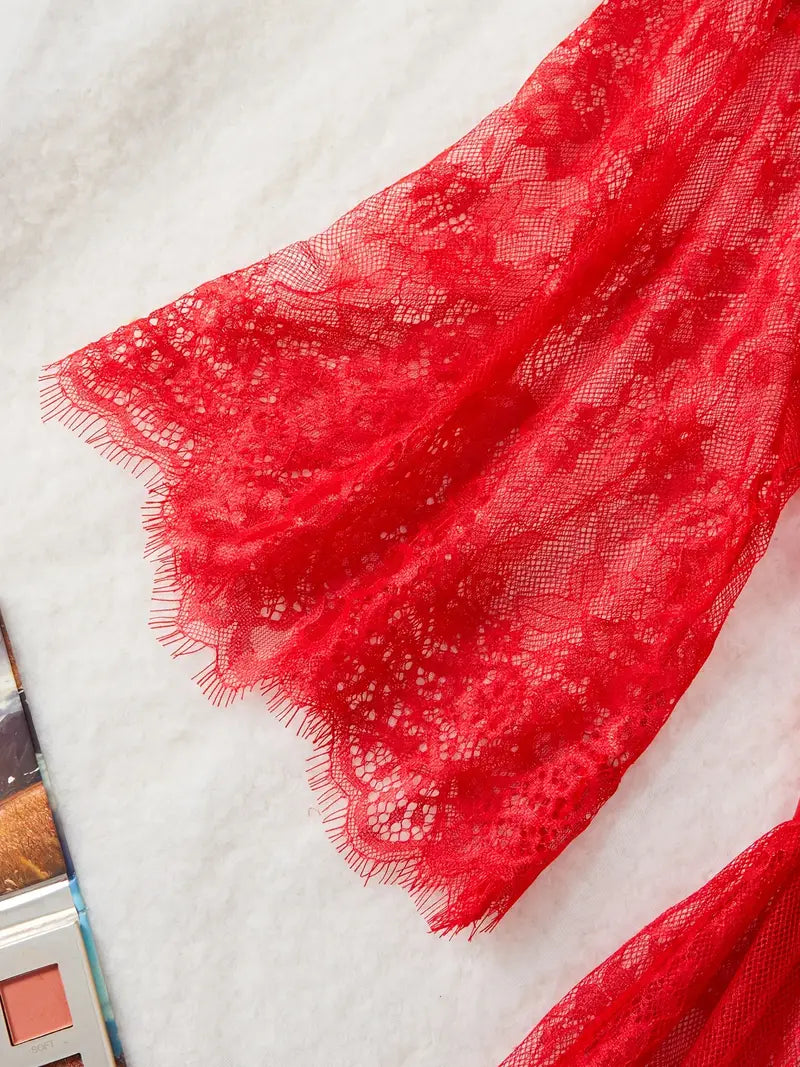 Beatriz - Body de encaje con escote profundo