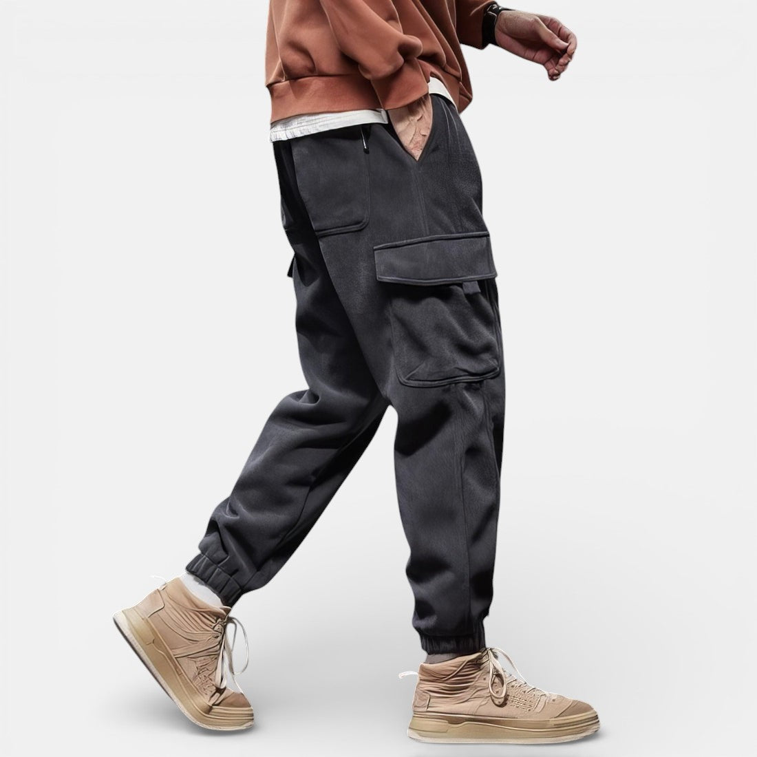 Valentín | Pantalones de forro polar casuales para hombres