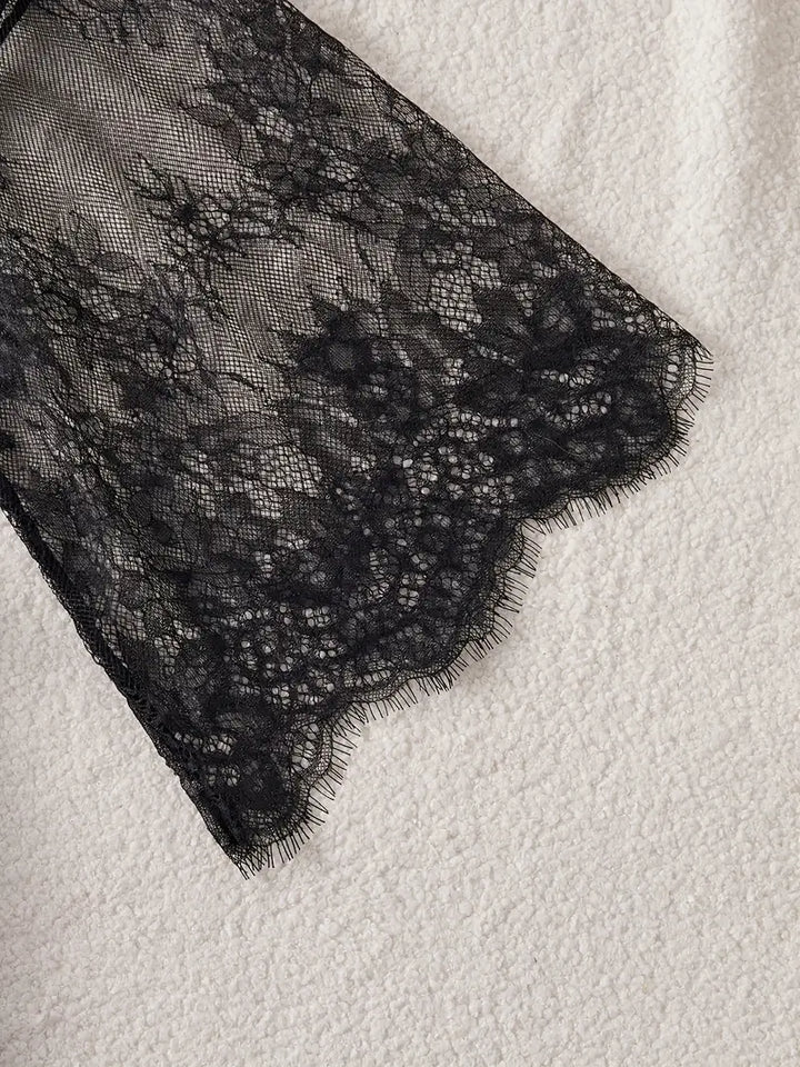 Beatriz - Body de encaje con escote profundo