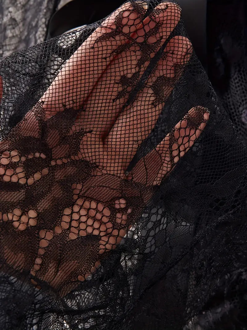 Beatriz - Body de encaje con escote profundo