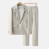 Juan | Traje de Dos Piezas Relajado para Hombre