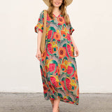 Paula - Túnica con bolsillos para uso diario