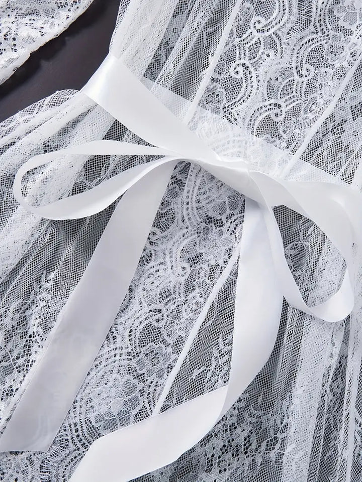 Beatriz - Body de encaje con escote profundo