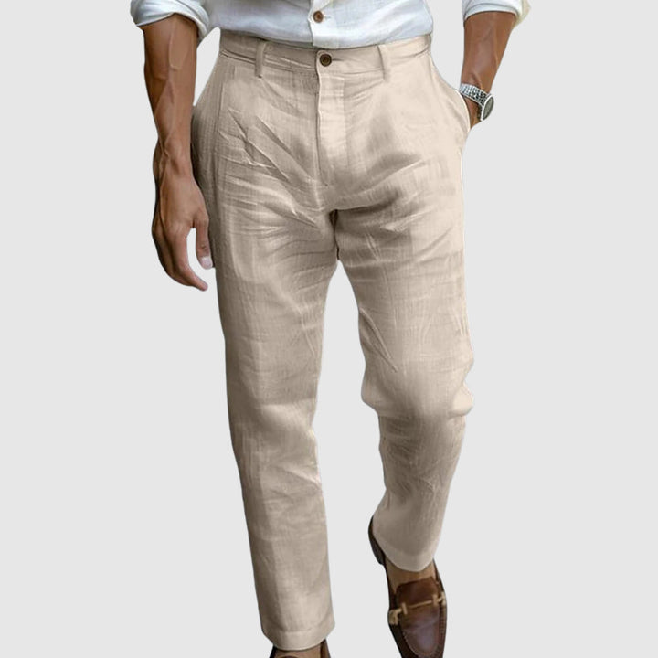 Saint-Tropez | Pantalones de Lino Chic