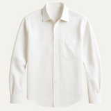 La Camisa de Vestir Italiana para Hombre de Savile Row - Estilo Empresarial Ajustado