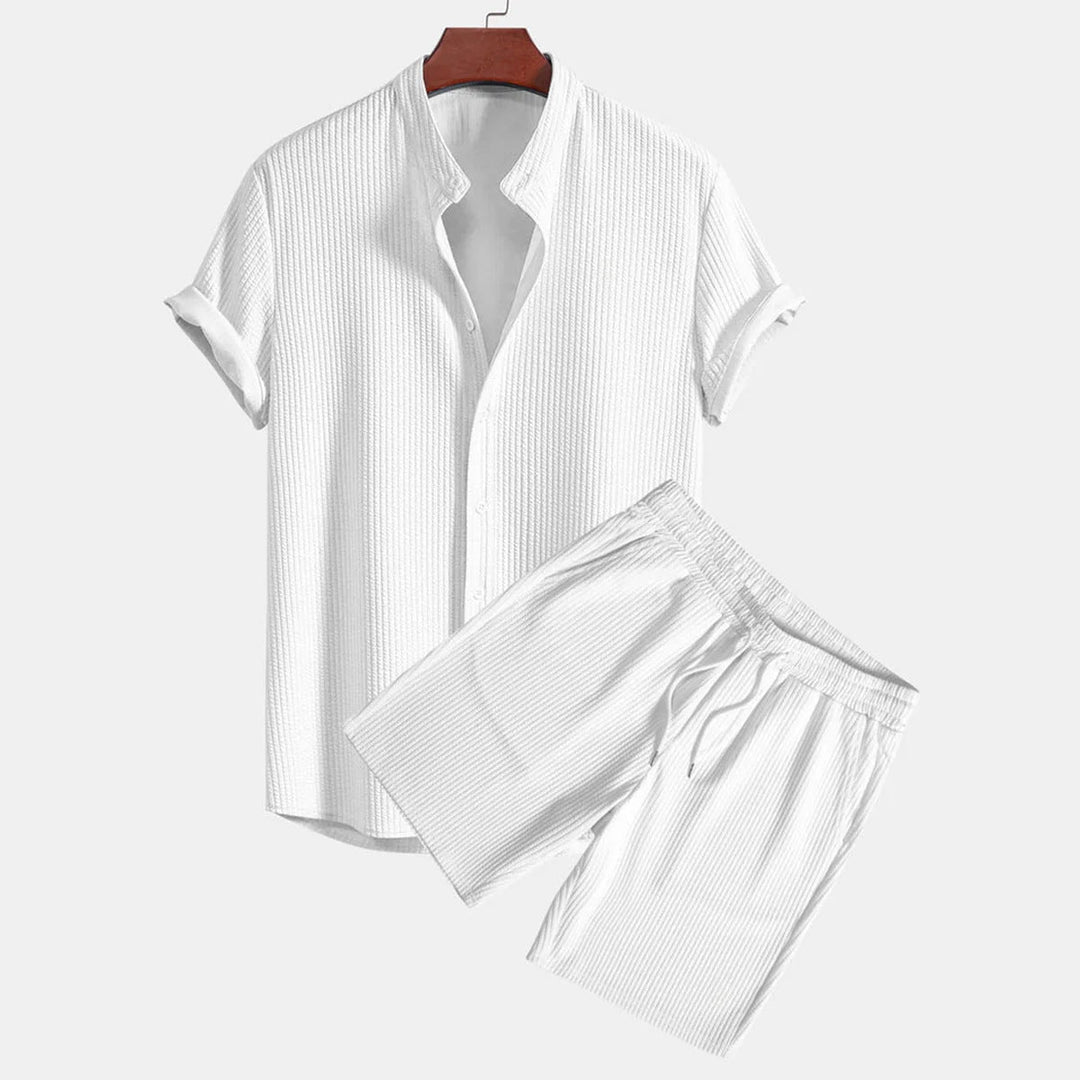 Conjunto Calvin con camisa y pantalón corto