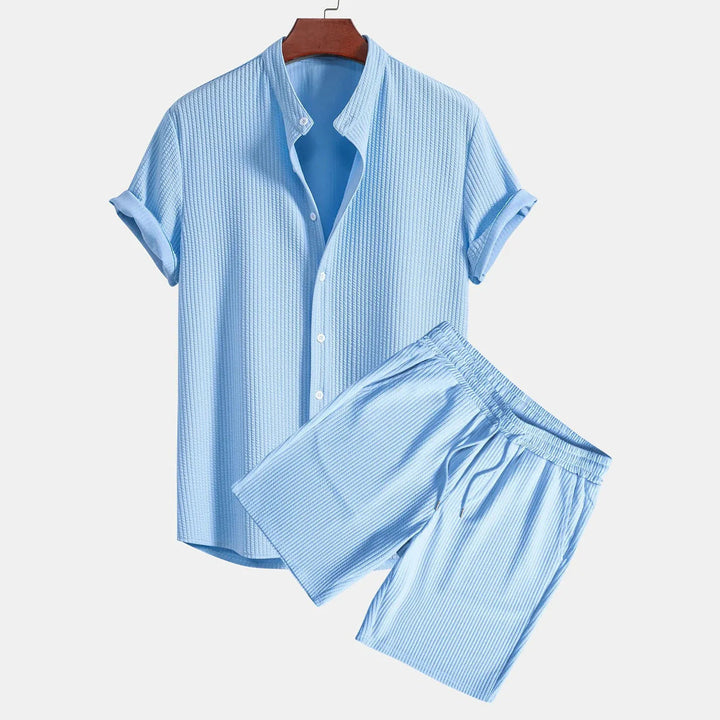 Conjunto Calvin con camisa y pantalón corto