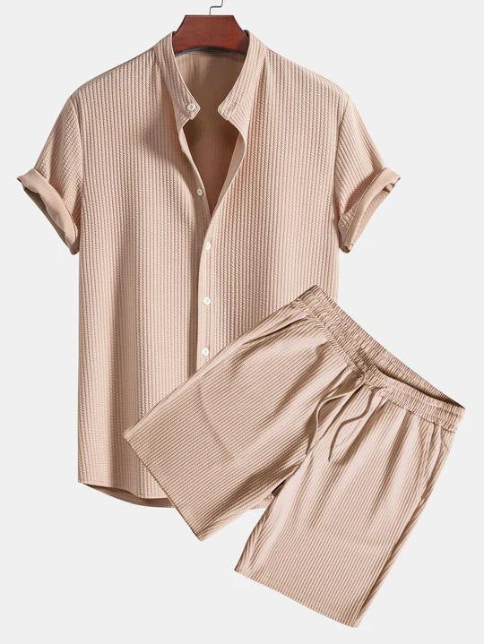 Conjunto Calvin con camisa y pantalón corto