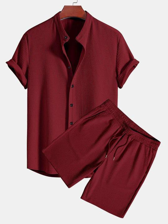 Conjunto Calvin con camisa y pantalón corto