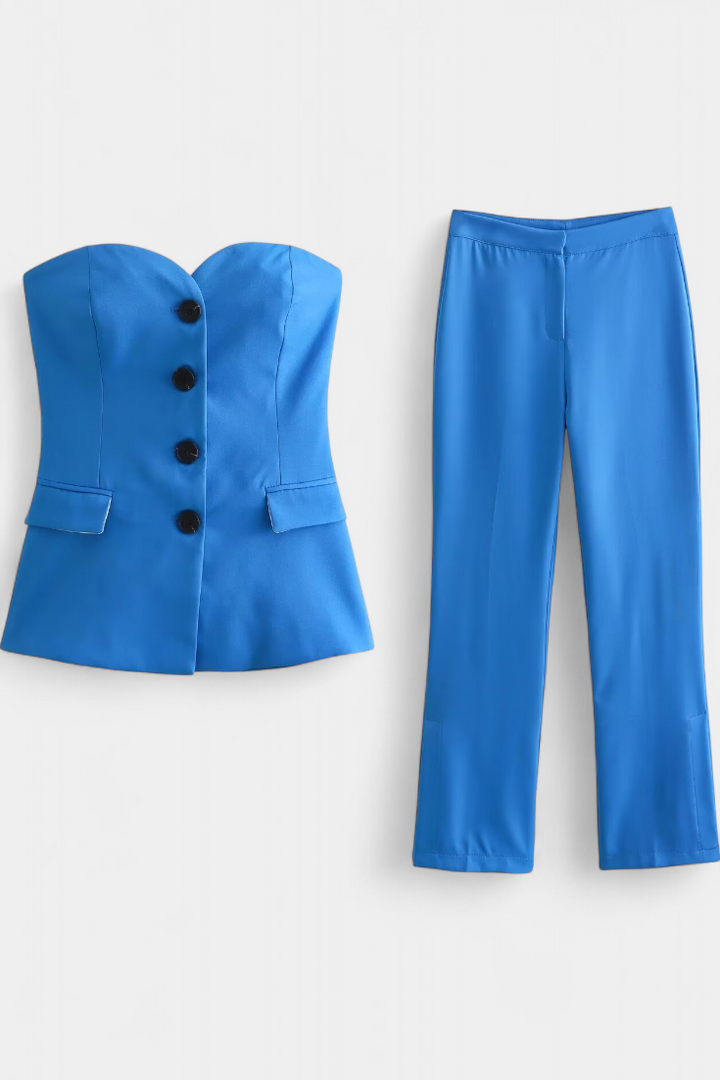 Carmen | Conjunto Relajado sin Mangas y Pierna Ancha