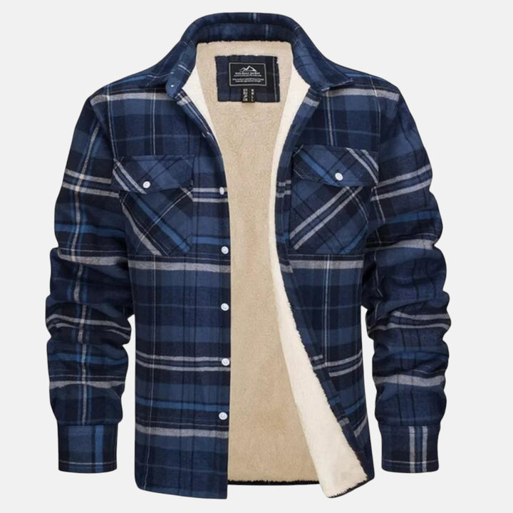 Ramiro | Chaqueta Bomber con Cuadros Forro Cálido