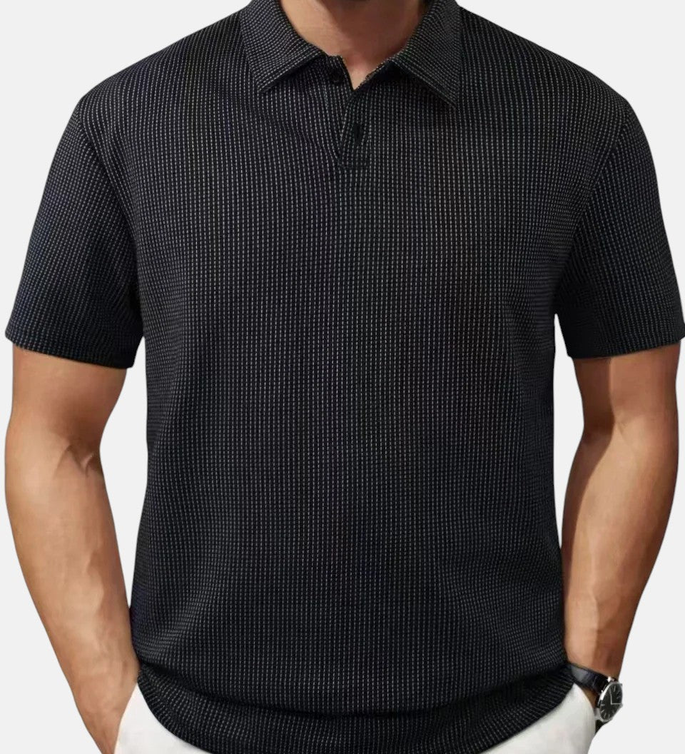 Miguel | Polo de Punto de Manga Corta Transpirable