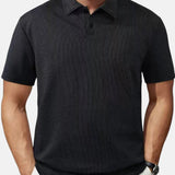 Miguel | Polo de Punto de Manga Corta Transpirable
