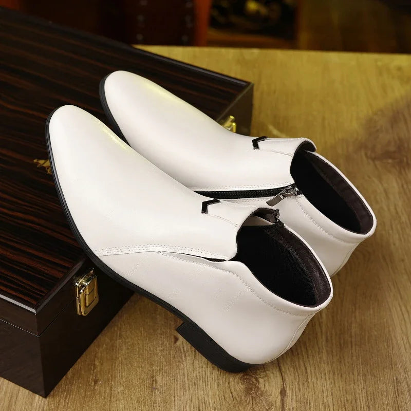 Alejandro | Botas de piel con cremallera