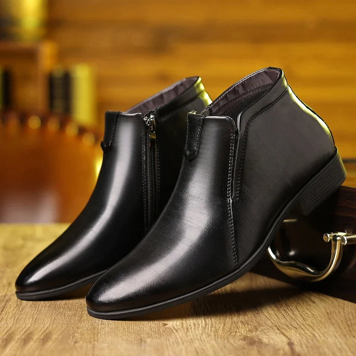Alejandro | Botas de piel con cremallera