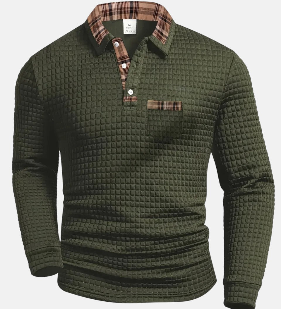 MIGUEL | POLO CON DISEÑO DE CUADROS