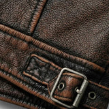 Javier | Chaqueta De Cuero Impactante