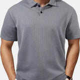 Miguel | Polo de Punto de Manga Corta Transpirable