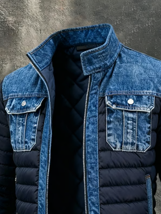 Fernando - Chaqueta híbrida de denim