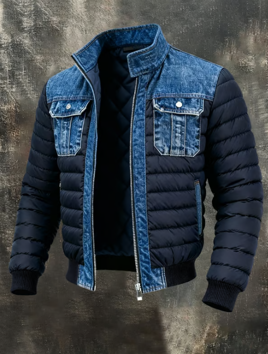 Fernando - Chaqueta híbrida de denim