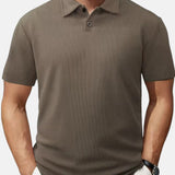 Miguel | Polo de Punto de Manga Corta Transpirable