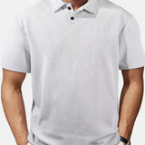 Miguel | Polo de Punto de Manga Corta Transpirable