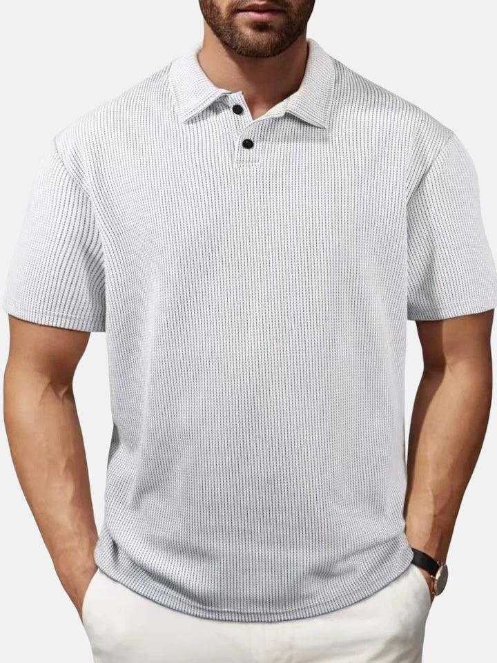 Miguel | Polo de Punto de Manga Corta Transpirable