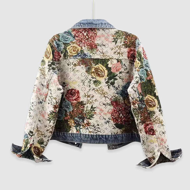 Clara | Chaqueta de Denim Amoretti Blossom