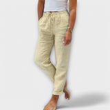 Stacy - Pantalones ligeros de lino