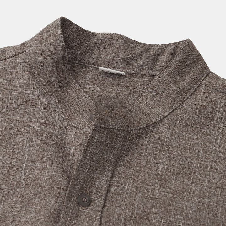 Zagreb | Camisa de algodón lisa con botones